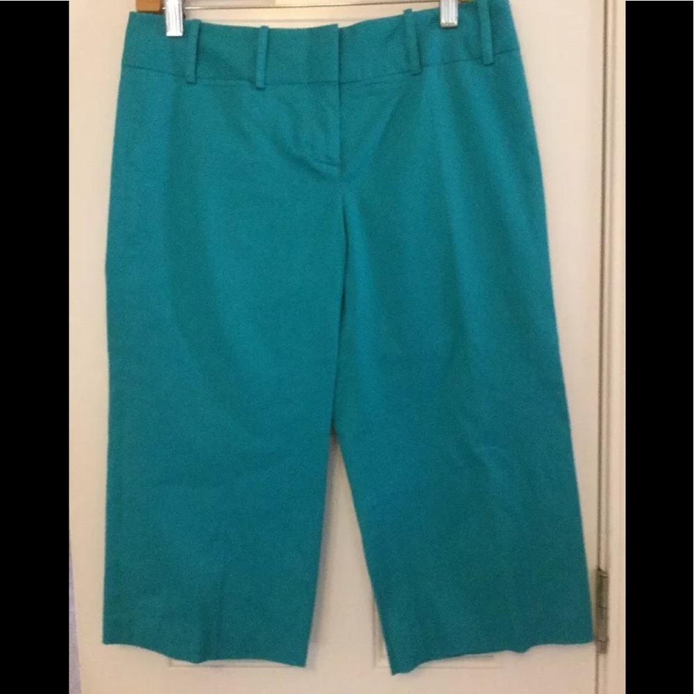 Bcbg Max azria teal Capri Pants 6